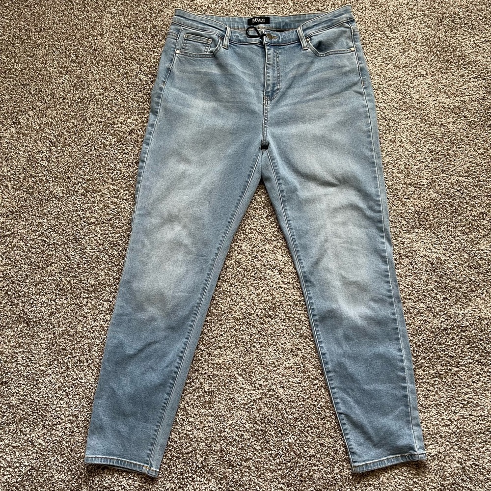 Buffalo David Bitton Mollie High-Rise Stretch Skinny Jeans Light Wash 12/32